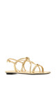 Gold nappa leather sandals PRADA (1X406OF00579A)