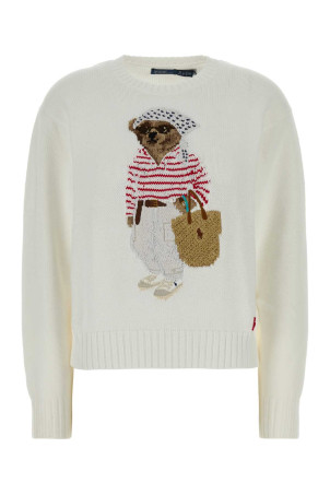 White cotton sweater POLO RALPH LAUREN (211A12723)