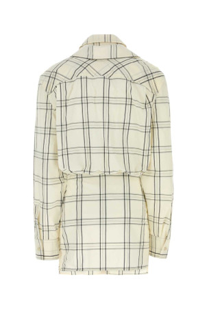 Embroidered cotton mini shirt dress THE ATTICO (260WCA00458CCC125AA)