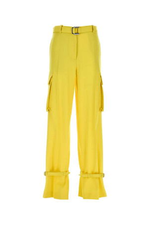 Yellow wool cargo pant Beige THE ATTICO (260WCP00283WWW065AA)