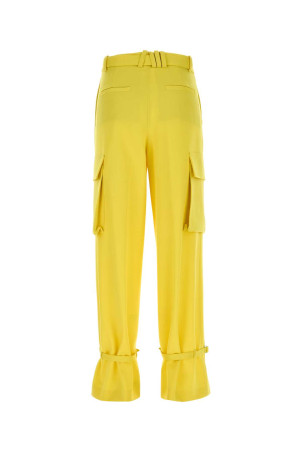 Yellow wool cargo pant Beige THE ATTICO (260WCP00283WWW065AA)