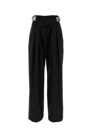 Black gabardine pant White THE ATTICO (260WCP00286WWW065AA)