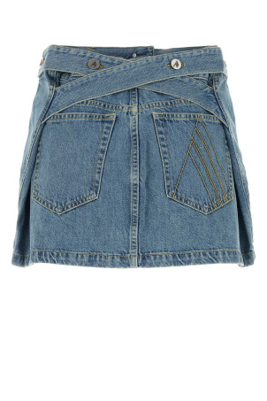 Denim mini skirt THE ATTICO (260WCR00154DDD116AA)
