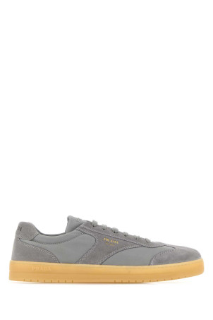Grey suede e Re-Nylon sneakers PRADA (2EE464FG000D7R)