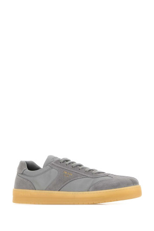 Grey suede e Re-Nylon sneakers PRADA (2EE464FG000D7R)