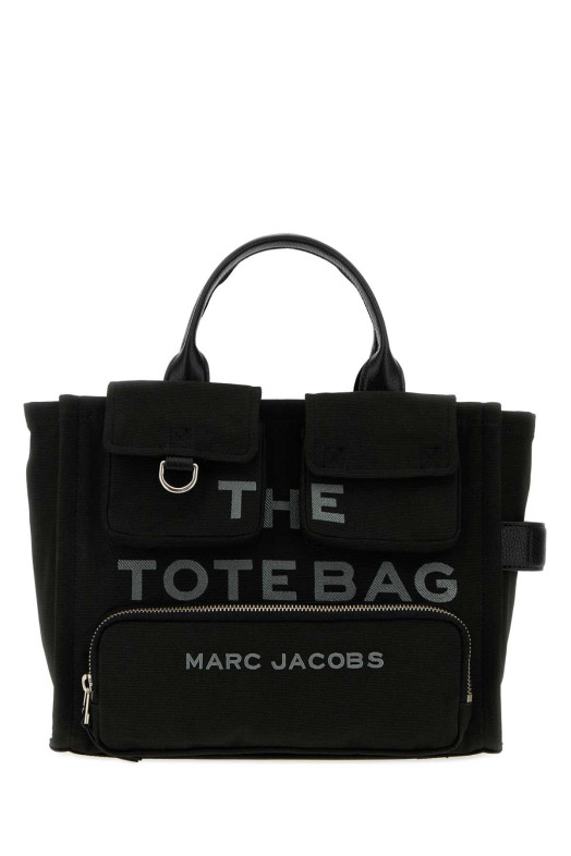 Черная холщовая сумка для покупок The Tote Bag от MARC JACOBS (2P5HTT007H03)