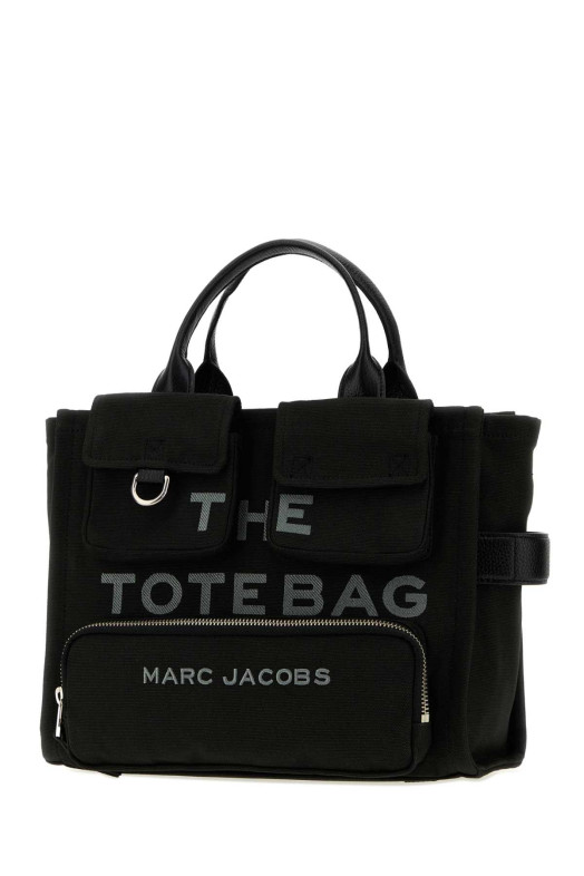 Черная холщовая сумка для покупок The Tote Bag от MARC JACOBS (2P5HTT007H03)