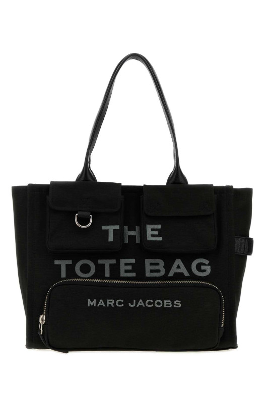 Черная холщовая сумка для покупок The Tote Bag от MARC JACOBS (2S4HTT005H03)