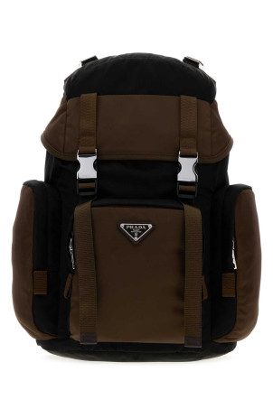 Two-tone Re-Nylon backpack PRADA (2VZ121VDOM2DMG)
