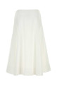 White poplin Artin skirt White KHAITE (4187195W195)