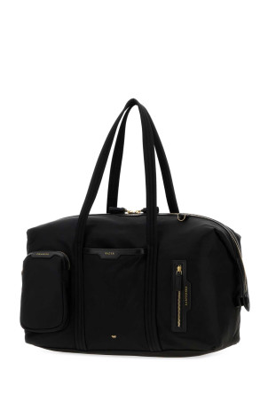 Black canvas In-Flight travel bag Black ANYA HINDMARCH (5050925149327)