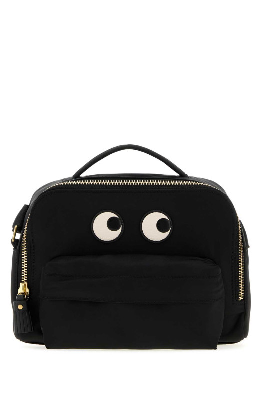 Black canvas Eyes handbag Black ANYA HINDMARCH (5050925193542)