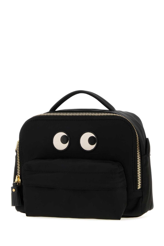 Black canvas Eyes handbag Black ANYA HINDMARCH (5050925193542)