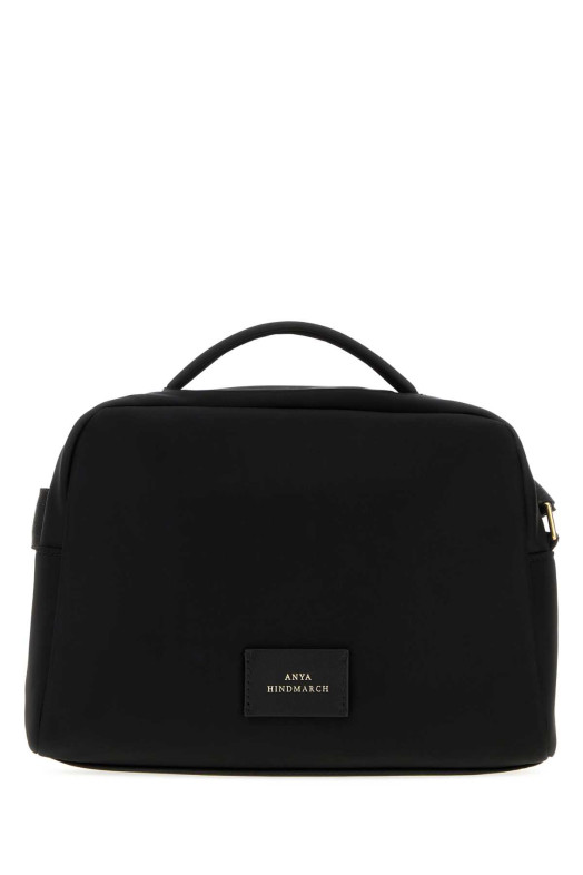 Black canvas Eyes handbag Black ANYA HINDMARCH (5050925193542)