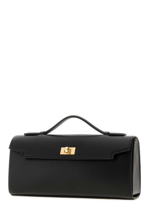 Black leather Mortimer handbag Black ANYA HINDMARCH (5050925200141)