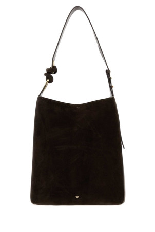 Brown suede Ringo bucket bag Brown ANYA HINDMARCH (5050925200363)