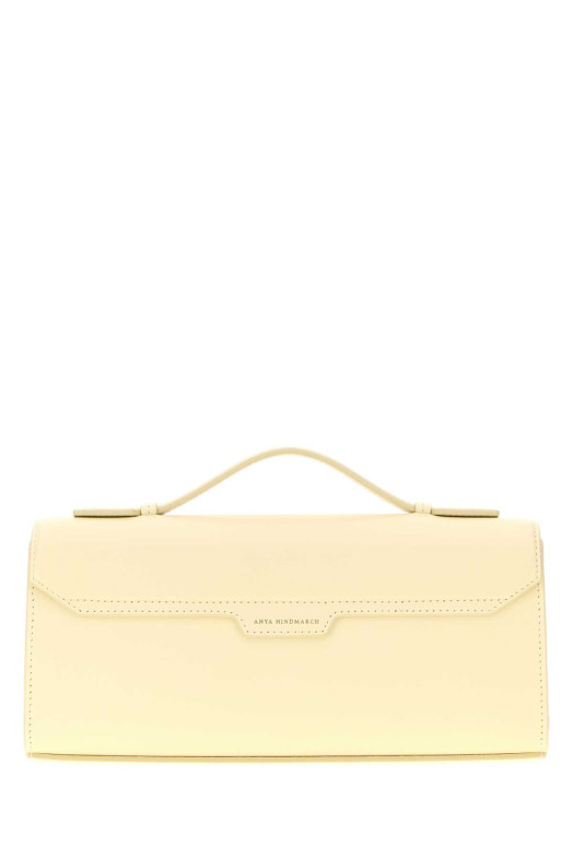 Pastel yellow leather Mortimer handbag ANYA HINDMARCH (5050925206860)