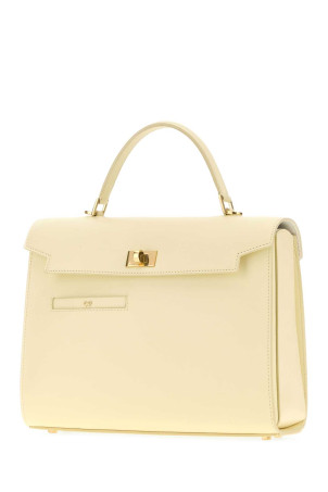 Pastel yellow leather Mortimer handbag ANYA HINDMARCH (5050925206877)
