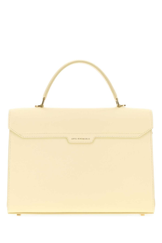 Pastel yellow leather Mortimer handbag ANYA HINDMARCH (5050925206877)