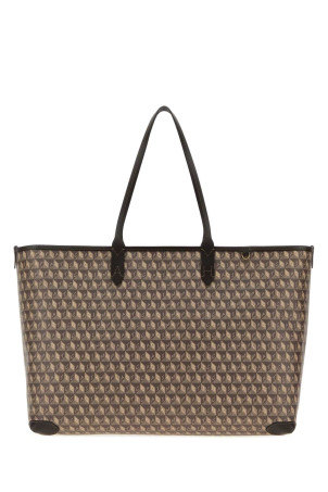 Printed canvas I Am A Plastic Bag shopping bag Brown ANYA HINDMARCH (5050925210577)