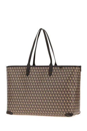 Printed canvas I Am A Plastic Bag shopping bag Brown ANYA HINDMARCH (5050925210577)