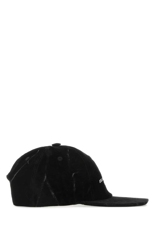 Бейсболка из чёрного бархата Black STELLA McCARTNEY (570194WP0120)