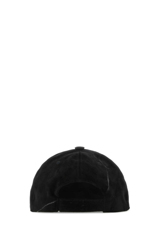 Бейсболка из чёрного бархата Black STELLA McCARTNEY (570194WP0120)