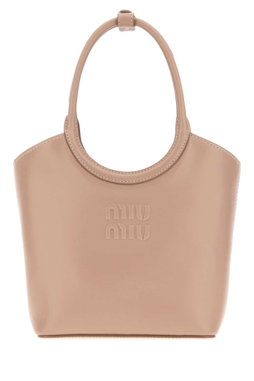 Antiqued pink leather Ivy handbag MIU MIU (5BA330VOLO2E6Y)