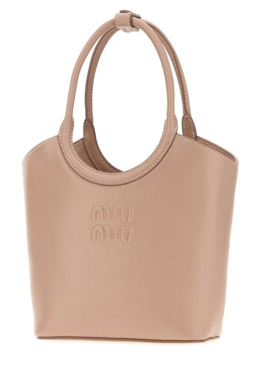 Antiqued pink leather Ivy handbag MIU MIU (5BA330VOLO2E6Y)