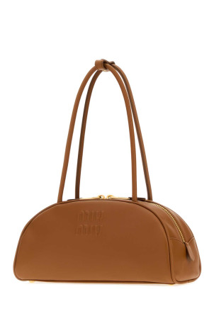 Caramel leather Beau shoulder bag MIU MIU (5BB1932CRW)