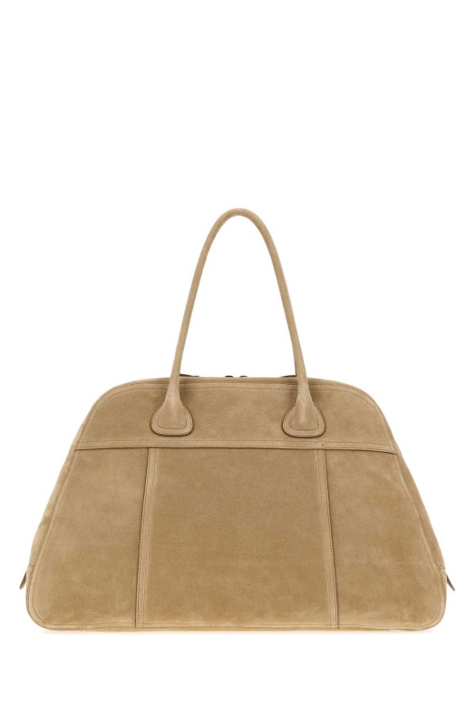 Beige suede Vivant shopping bag MIU MIU (5BB1952CSS)