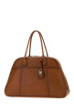 Camel leather Vivant shopping bag MIU MIU (5BB1952IER)