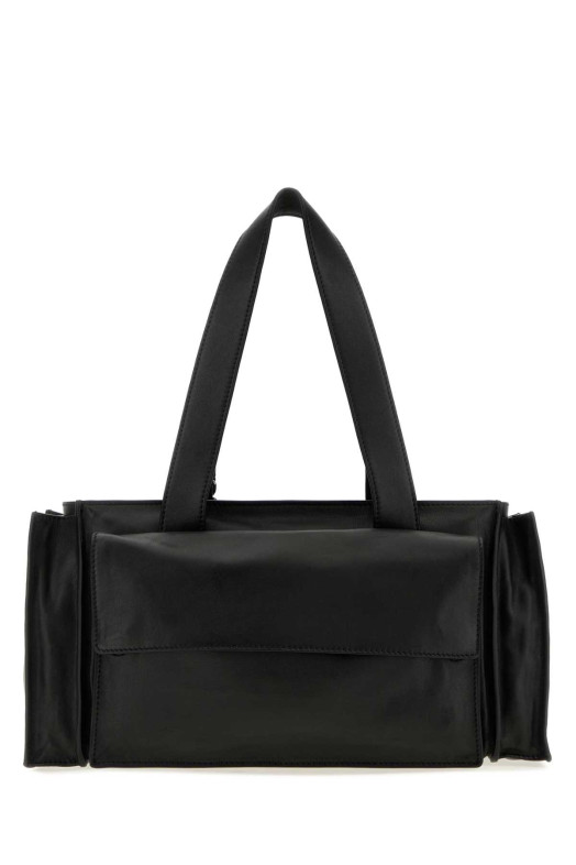 Black nappa leather Utilitaire shopping bag Black MIU MIU (5BG335VPOO2G7Q)
