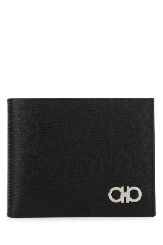 Black leather wallet Black SALVATORE FERRAGAMO (66A064685979)