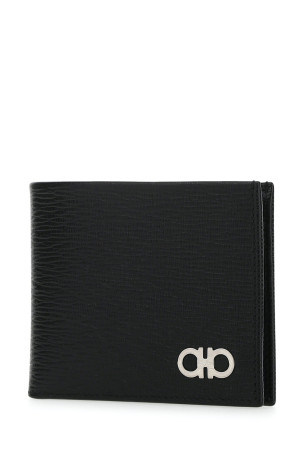 Black leather wallet Black SALVATORE FERRAGAMO (66A064685979)