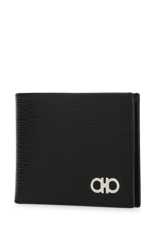 Black leather wallet Black SALVATORE FERRAGAMO (66A064685979)