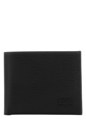 Black leather wallet Black SALVATORE FERRAGAMO (66A064733314)