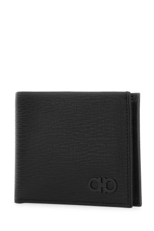 Black leather wallet Black SALVATORE FERRAGAMO (66A064733314)
