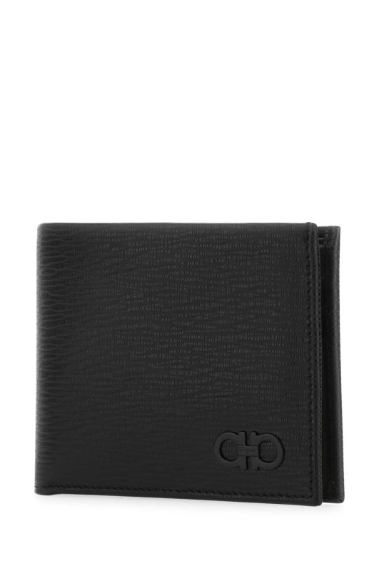 Black leather wallet Black SALVATORE FERRAGAMO (66A064733314)