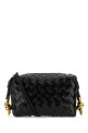 Black leather Mini Loop crossbody bag BOTTEGA VENETA (736125V2GV1)