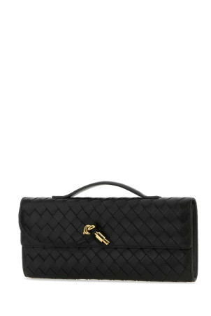 Black leather Andiamo handbag BOTTEGA VENETA (741511VCPP3)