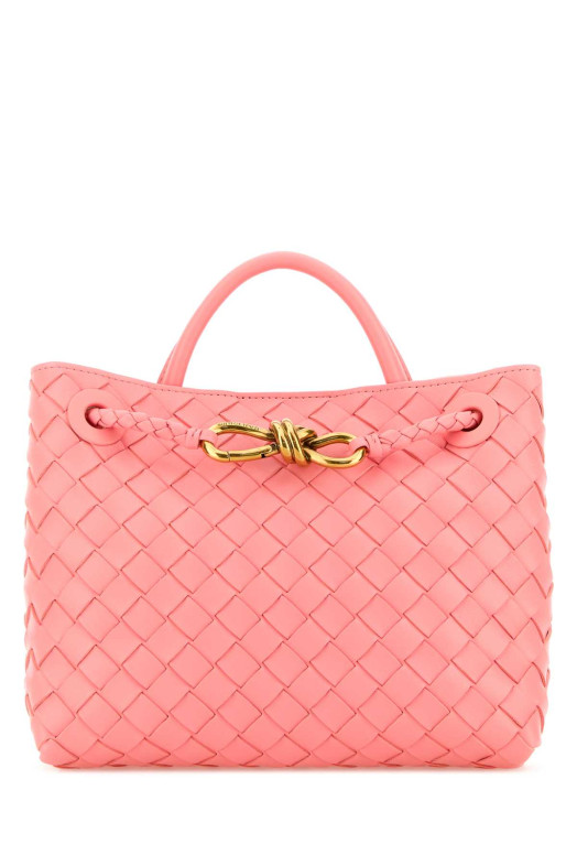 Небольшая сумочка Andiamo из розовой кожи BOTTEGA VENETA (766014VCPP1)