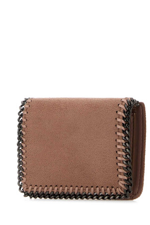 Antiqued pink shaggy deer Falabella wallet STELLA McCARTNEY (7P0085WP0445)