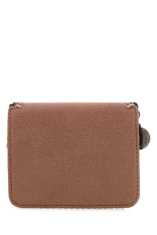 Antiqued pink shaggy deer Falabella wallet STELLA McCARTNEY (7P0085WP0445)