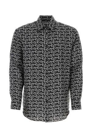 Printed silk oversize shirt BURBERRY (8087852)