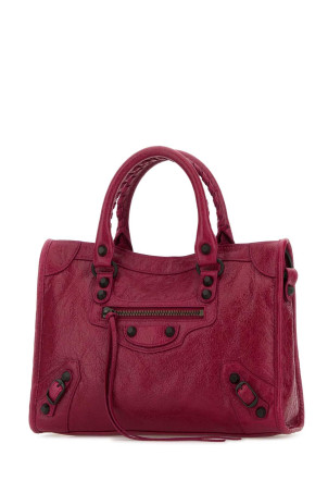 Маленька сумочка Le City з фуксієво-рожевої шкіри від BALENCIAGA (8114422ABEK)
