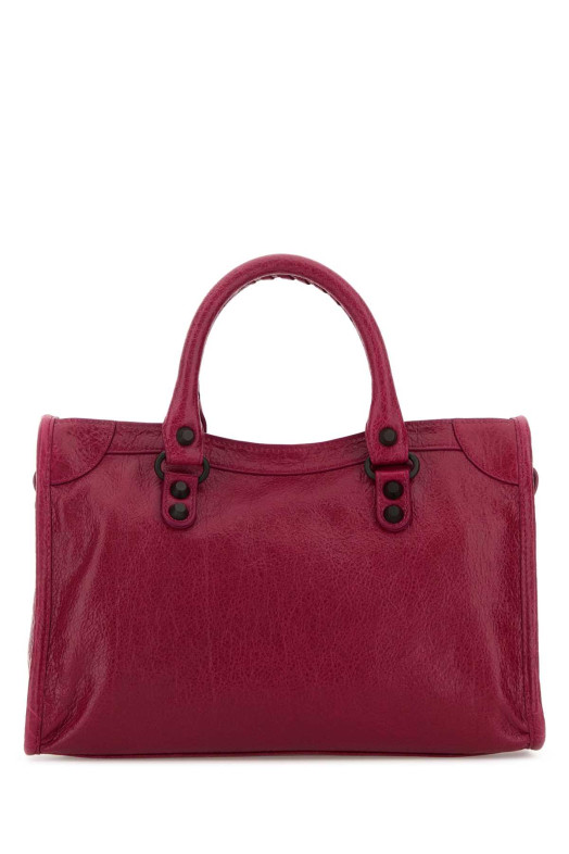 Маленькая сумочка Le City из кожи фуксиевого цвета от BALENCIAGA (8114422ABEK)