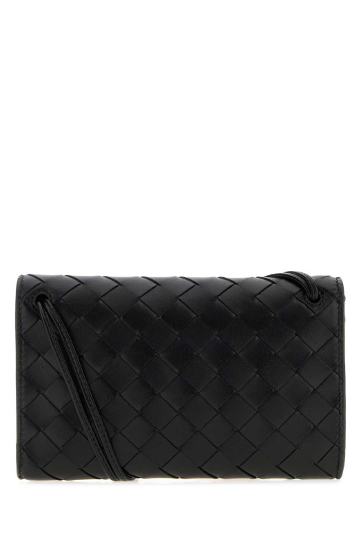 Black nappa leather Andiamo crossbody bag BOTTEGA VENETA (836940VCPP2)