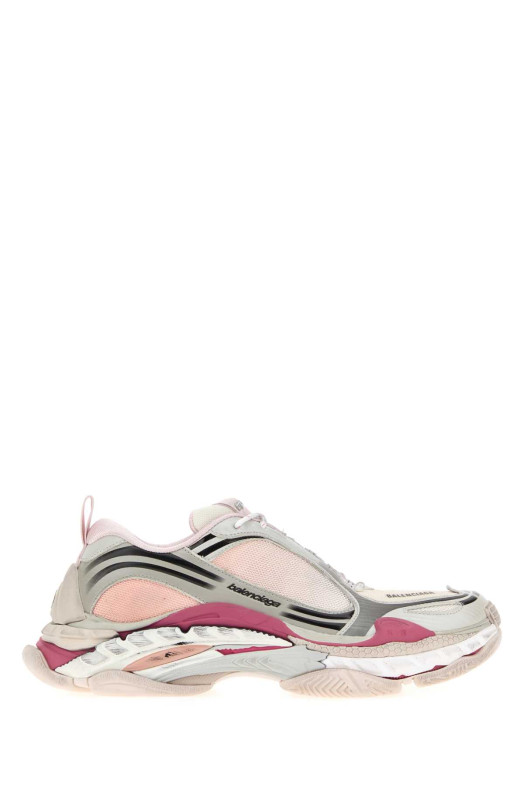Многоцветные кроссовки Triple S.2 из ткани и резины от BALENCIAGA (865851WTR2G)