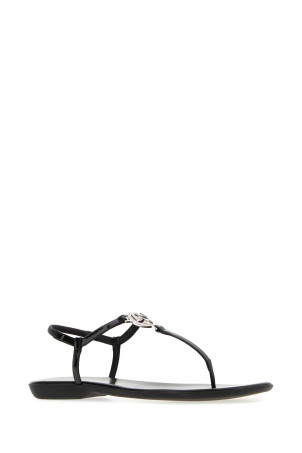 Black leather sandals Black GUCCI (874699BKO40)